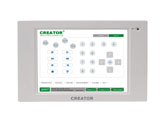 6.4 inch wall-mounted touch screen